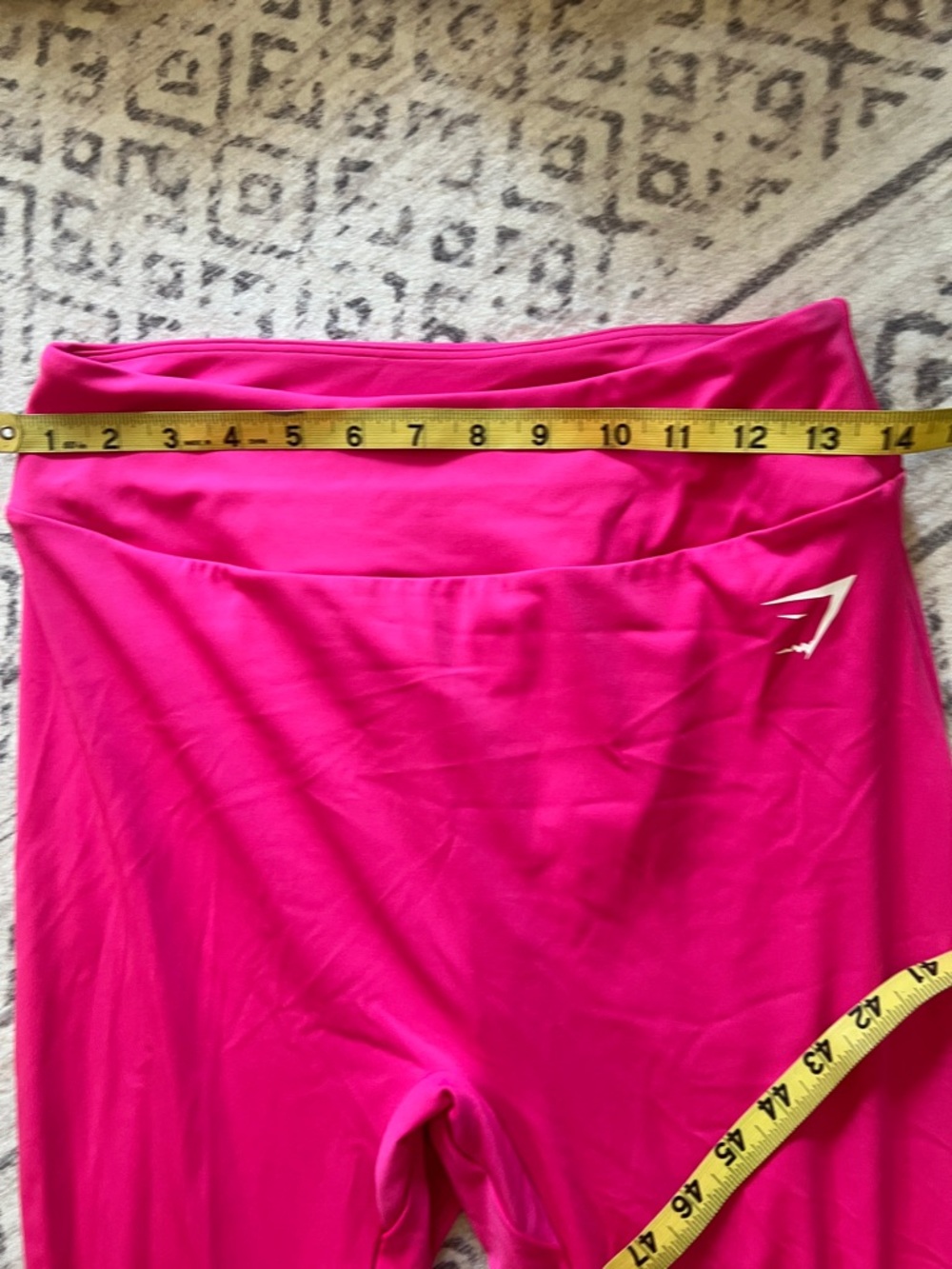 Gymshark Bright Neon Pink High-Waist Leggings - Picture 8 of 10